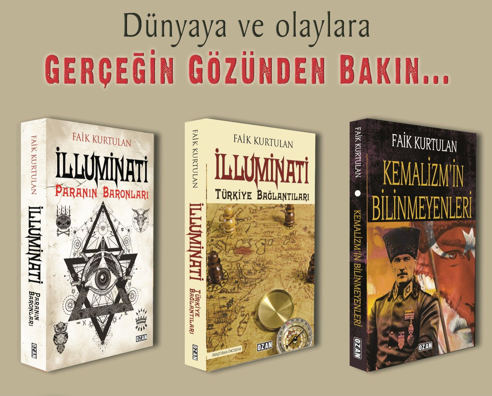 FAİK KURTULAN - 3 KİTAP SET